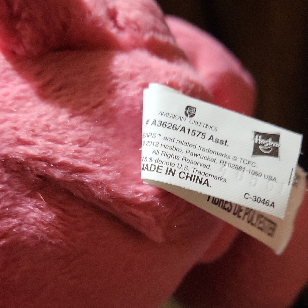 Pink Plush Bear Toy - Picture 2 of 5